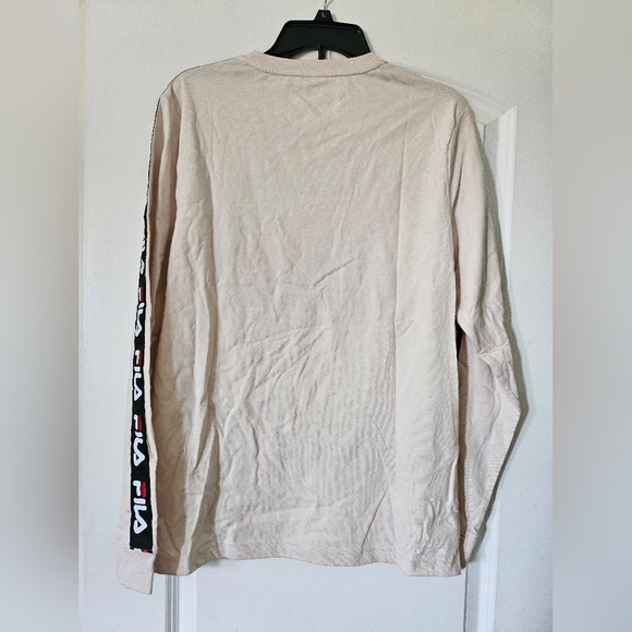 Fila Off-white Heritage Tapered Long Sleeve Tshirt - Picture 6 of 7